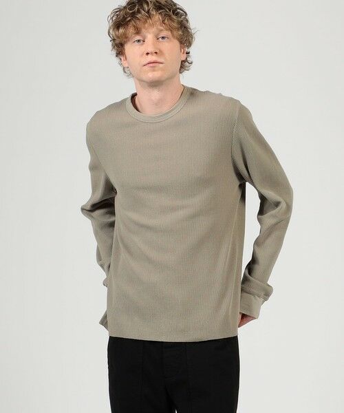 TOMORROWLAND / トゥモローランド カットソー | コットンリネンワッフル ロングスリーブカットソー MCLW3747 | 詳細1