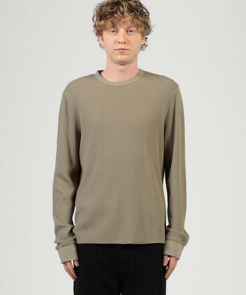 TOMORROWLAND / トゥモローランド カットソー | コットンリネンワッフル ロングスリーブカットソー MCLW3747 | 詳細2