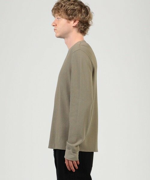 TOMORROWLAND / トゥモローランド カットソー | コットンリネンワッフル ロングスリーブカットソー MCLW3747 | 詳細3