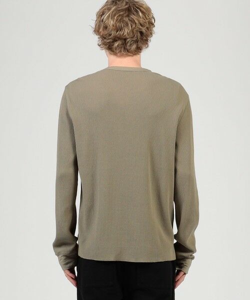 TOMORROWLAND / トゥモローランド カットソー | コットンリネンワッフル ロングスリーブカットソー MCLW3747 | 詳細4