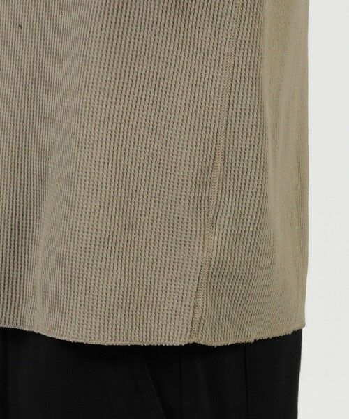 TOMORROWLAND / トゥモローランド カットソー | コットンリネンワッフル ロングスリーブカットソー MCLW3747 | 詳細7