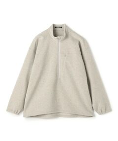 TOMORROWLAND / トゥモローランド Tシャツ | ウールカシミヤフリース ハーフジッププルオーバー