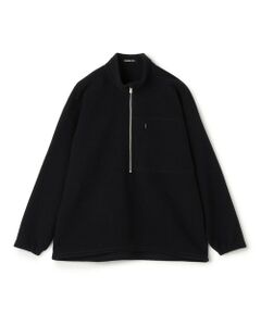TOMORROWLAND / トゥモローランド Tシャツ | ウールカシミヤフリース ハーフジッププルオーバー