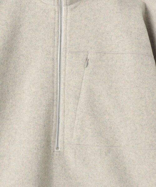 TOMORROWLAND / トゥモローランド Tシャツ | ウールカシミヤフリース ハーフジッププルオーバー | 詳細5