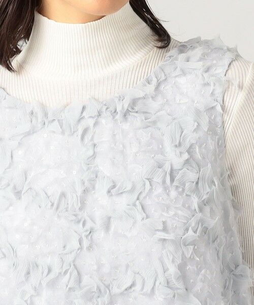 TOMORROWLAND / トゥモローランド シャツ・ブラウス | ブルームエンブロイダリー スリーブレスブラウス | 詳細5