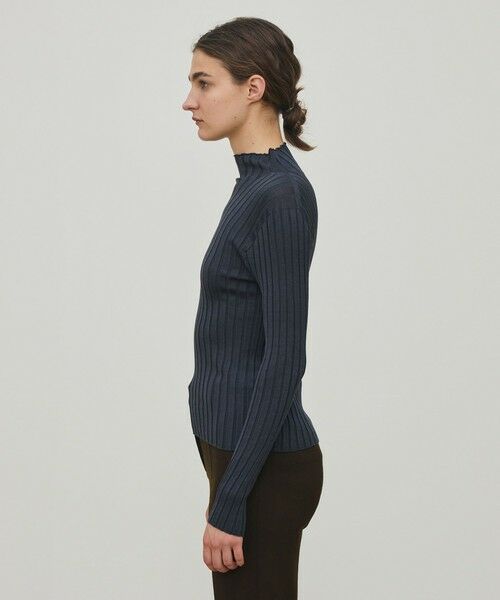 TOMORROWLAND / トゥモローランド ニット・セーター | ドメスティックスパンシルク ビルドネックプルオーバー | 詳細3