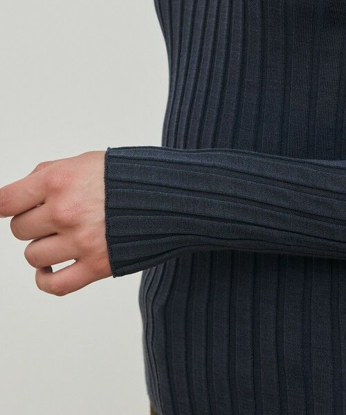 TOMORROWLAND / トゥモローランド ニット・セーター | ドメスティックスパンシルク ビルドネックプルオーバー | 詳細6