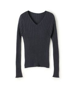 TOMORROWLAND / トゥモローランド ニット・セーター | ドメスティックスパンシルク Vネックプルオーバー