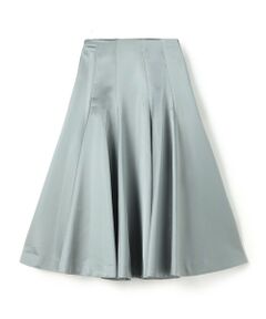 TOMORROWLAND / トゥモローランド ミニ・ひざ丈スカート | シルクサテン サーキュラースカート