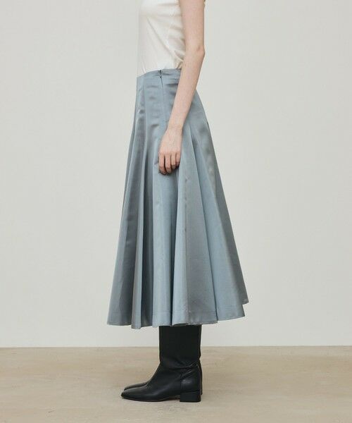 TOMORROWLAND / トゥモローランド ミニ・ひざ丈スカート | シルクサテン サーキュラースカート | 詳細3