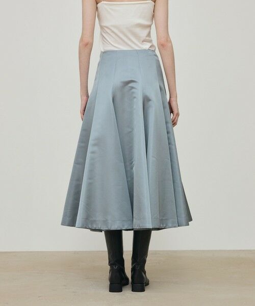 TOMORROWLAND / トゥモローランド ミニ・ひざ丈スカート | シルクサテン サーキュラースカート | 詳細4