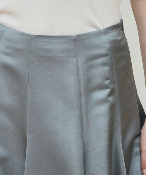 TOMORROWLAND / トゥモローランド ミニ・ひざ丈スカート | シルクサテン サーキュラースカート | 詳細5