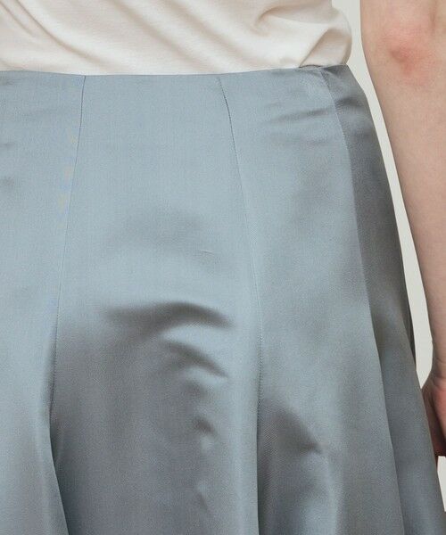 TOMORROWLAND / トゥモローランド ミニ・ひざ丈スカート | シルクサテン サーキュラースカート | 詳細6