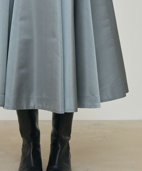 TOMORROWLAND / トゥモローランド ミニ・ひざ丈スカート | シルクサテン サーキュラースカート | 詳細7