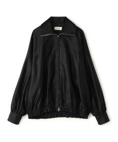 TOMORROWLAND / トゥモローランド ブルゾン | トリアセテートシルクサテン ジップアップブルゾン