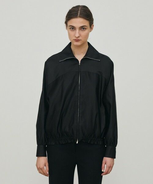 TOMORROWLAND / トゥモローランド ブルゾン | トリアセテートシルクサテン ジップアップブルゾン | 詳細2
