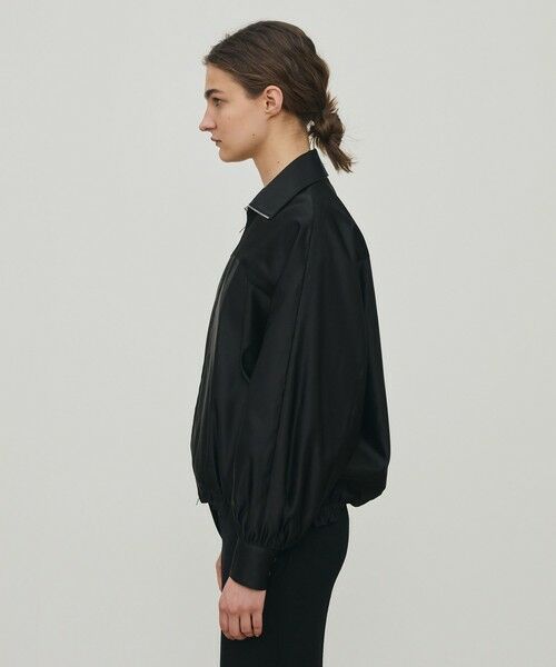 TOMORROWLAND / トゥモローランド ブルゾン | トリアセテートシルクサテン ジップアップブルゾン | 詳細3