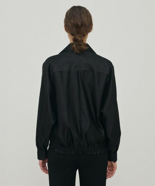 TOMORROWLAND / トゥモローランド ブルゾン | トリアセテートシルクサテン ジップアップブルゾン | 詳細4