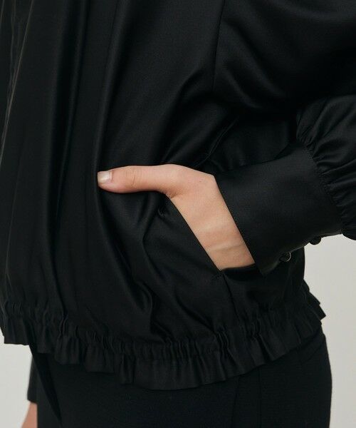 TOMORROWLAND / トゥモローランド ブルゾン | トリアセテートシルクサテン ジップアップブルゾン | 詳細9