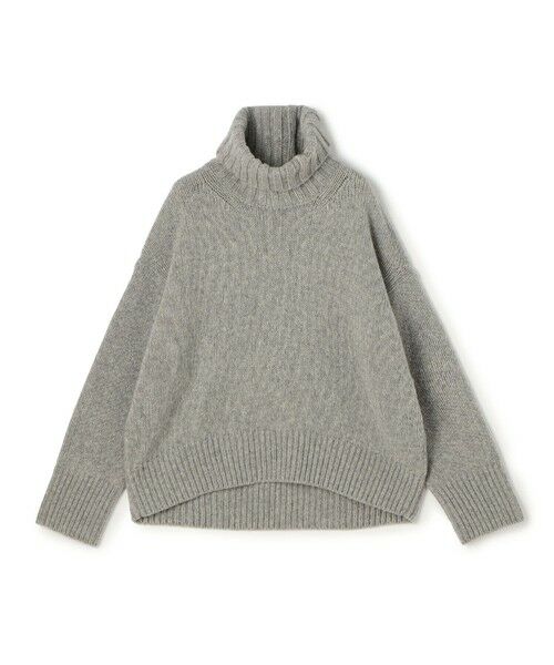 TOMORROWLAND / トゥモローランド ニット・セーター | ファインウール タートルネックプルオーバー(15 グレー)