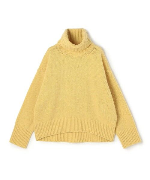 TOMORROWLAND / トゥモローランド ニット・セーター | ファインウール タートルネックプルオーバー(23 イエロー)