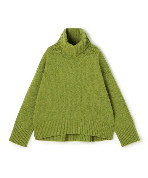 TOMORROWLAND / トゥモローランド ニット・セーター | ファインウール タートルネックプルオーバー(55 グリーン)