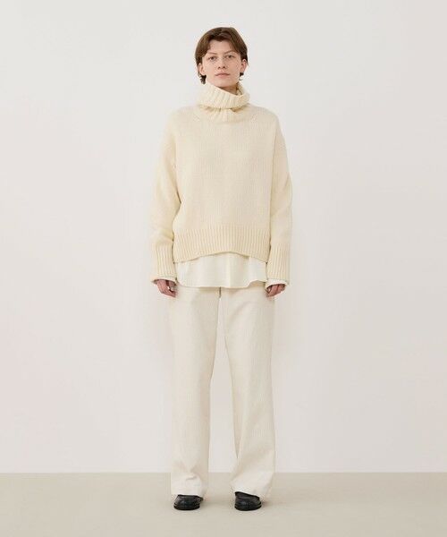 TOMORROWLAND / トゥモローランド ニット・セーター | ファインウール タートルネックプルオーバー | 詳細1