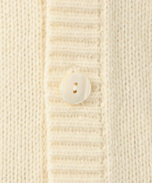 TOMORROWLAND / トゥモローランド カーディガン・ボレロ | パーシャルストライプ Vネックカーディガン | 詳細11