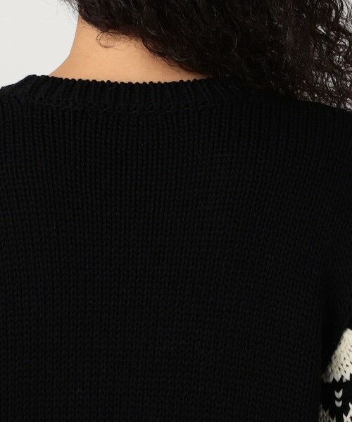 TOMORROWLAND / トゥモローランド ニット・セーター | モノトーンジャカード クルーネックプルオーバー | 詳細6