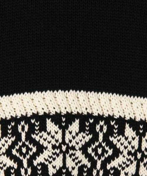 TOMORROWLAND / トゥモローランド ニット・セーター | モノトーンジャカード クルーネックプルオーバー | 詳細9