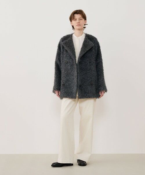 TOMORROWLAND / トゥモローランド その他アウター | ルスクアンゴラ カラーレスコート | 詳細1