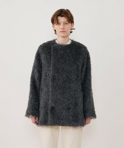 TOMORROWLAND / トゥモローランド その他アウター | ルスクアンゴラ カラーレスコート | 詳細2