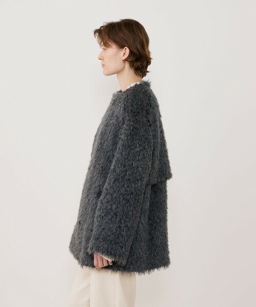 TOMORROWLAND / トゥモローランド その他アウター | ルスクアンゴラ カラーレスコート | 詳細3