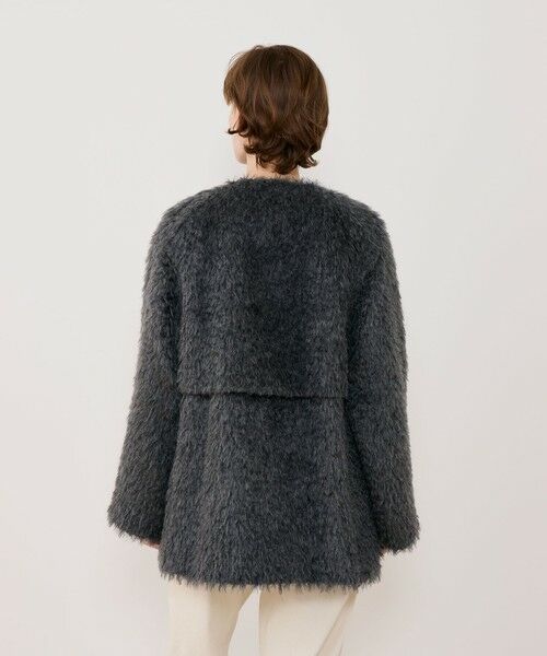 TOMORROWLAND / トゥモローランド その他アウター | ルスクアンゴラ カラーレスコート | 詳細4