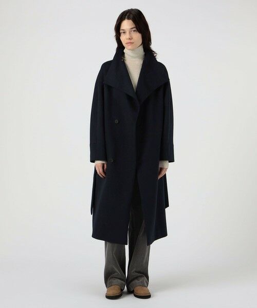 TOMORROWLAND / トゥモローランド その他アウター | カシミヤビーバー ハイネックロングコート | 詳細1