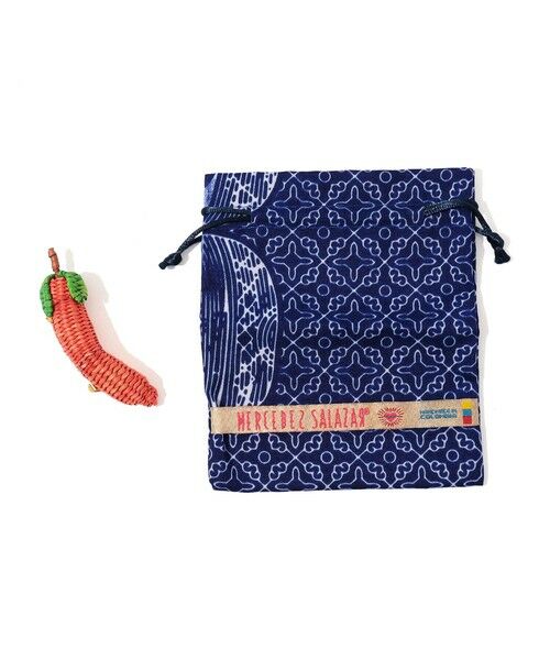 TOMORROWLAND / トゥモローランド ブローチ・コサージュ | MERCEDES SALAZAR CHILI ピン(54 レッド系)