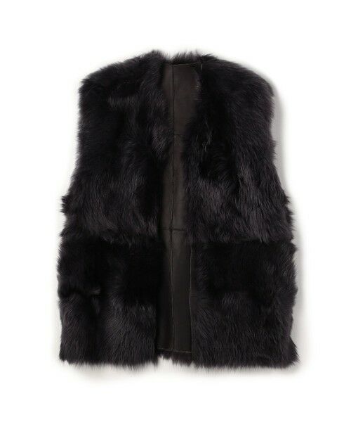 TOMORROWLAND / トゥモローランド ベスト | CINQUANTA FUR ジレ（17 チャコールグレー）