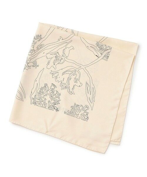 TOMORROWLAND / トゥモローランド バンダナ・スカーフ | AENEIS NOSTALGIA FLOWERS スカーフ（42 ライトベージュ系）