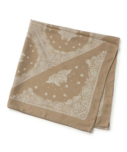 TOMORROWLAND / トゥモローランド バンダナ・スカーフ | AENEIS MINIMAL BANDANA スカーフ（44 ベージュ系）