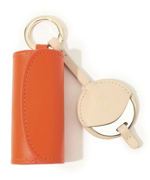 TOMORROWLAND / トゥモローランド キーホルダー・ストラップ | Atelier TOMORROWLAND  LIP CASE ミラー チャーム（28 オレンジ系）