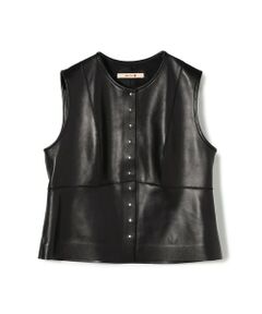 TOMORROWLAND / トゥモローランド ベスト | 【WEB先行予約】シープスキン ペプラムベスト