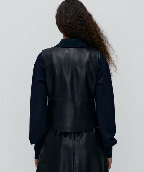 TOMORROWLAND / トゥモローランド ベスト | 【WEB先行予約】シープスキン ペプラムベスト | 詳細5