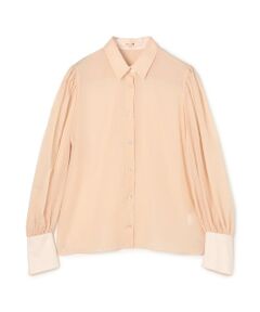 TOMORROWLAND / トゥモローランド シャツ・ブラウス | 【WEB先行予約】コットンオーガンジー ギャザースリーブコンビシャツ