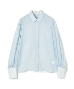 TOMORROWLAND / トゥモローランド シャツ・ブラウス | 【WEB先行予約】コットンオーガンジー ギャザースリーブコンビシャツ