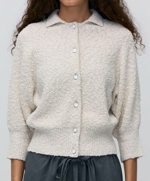 TOMORROWLAND / トゥモローランド カーディガン・ボレロ | 【WEB先行予約】ファンシーヤーン ポロカラーカーディガン | 詳細6