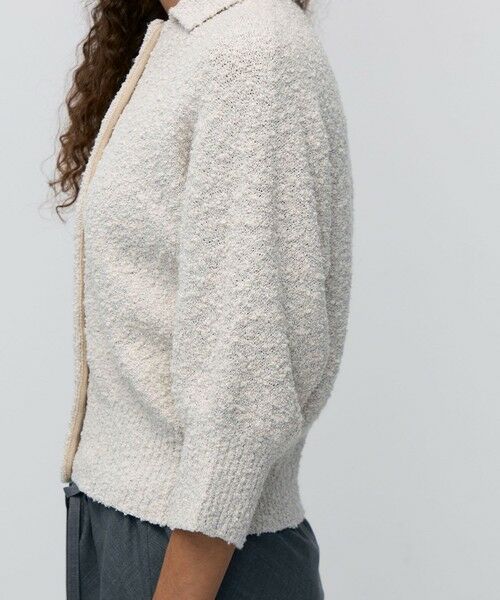 TOMORROWLAND / トゥモローランド カーディガン・ボレロ | 【WEB先行予約】ファンシーヤーン ポロカラーカーディガン | 詳細8