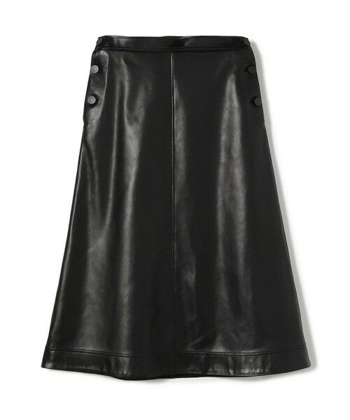 TOMORROWLAND / トゥモローランド ミニ・ひざ丈スカート | 【WEB先行予約】シープスキン フレアスカート(19 ブラック)