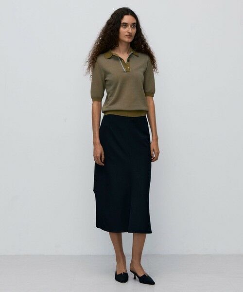 TOMORROWLAND / トゥモローランド ミニ・ひざ丈スカート | 【WEB先行予約】ウールギャバジン フレアミディスカート | 詳細1