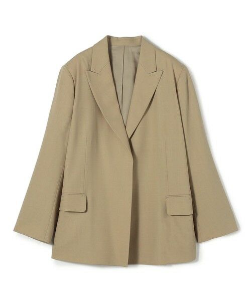 TOMORROWLAND / トゥモローランド テーラードジャケット | 【WEB先行予約】ウールドスキン アンボタンシングルジャケット(43 ベージュ)
