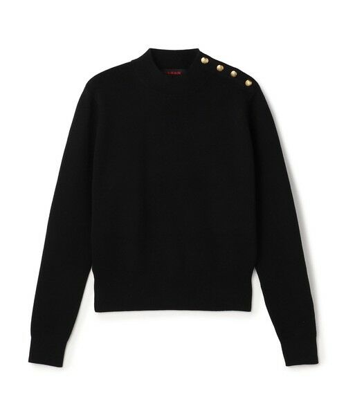 TOMORROWLAND / トゥモローランド ニット・セーター | コットンカシミヤ モックネックゴールドボタンプルオーバー | 詳細1